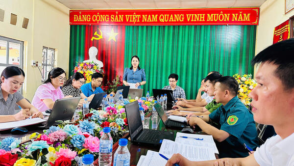 UBND XÃ THỐNG NHẤT TỔ CHỨC HỌP PHIÊN HỌP THÁNG 8 NĂM 2025