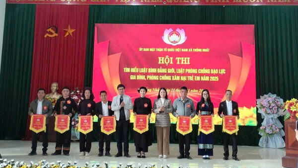 Cuộc thi “Tìm hiểu Luật bình đẳng giới, Luật phòng chống bạo lực gia đình và phòng chống xâm hại trẻ em” năm 2025 tại xã thống nhất